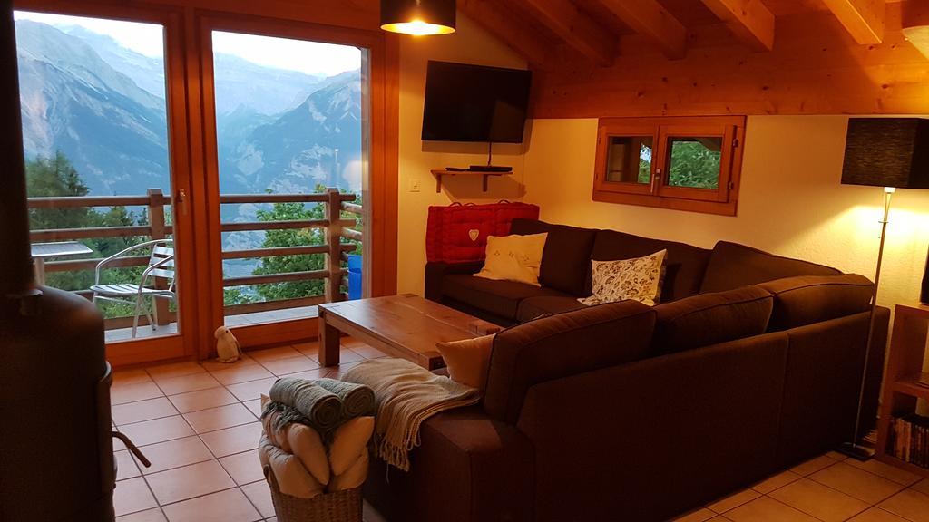 Chalet Chaperon Rouge Nendaz Zewnętrze zdjęcie